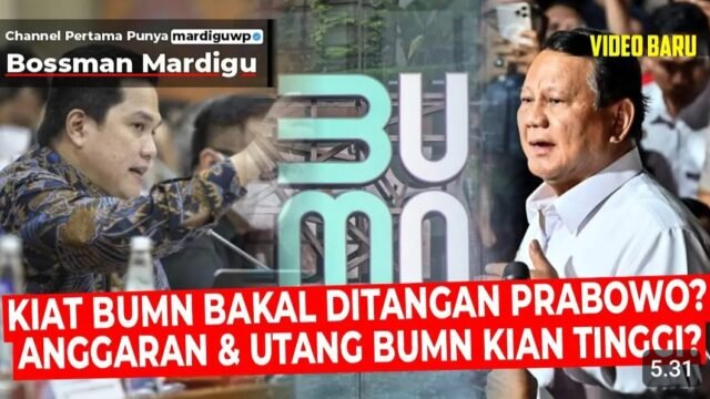 OPINI: Apa Upaya Prabowo Mengatasi Polemik BUMN yang Dinilai Membebani Negara?